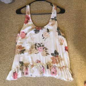 Floral Flowy Tank Top - Urban Oufitters / INSIGHT